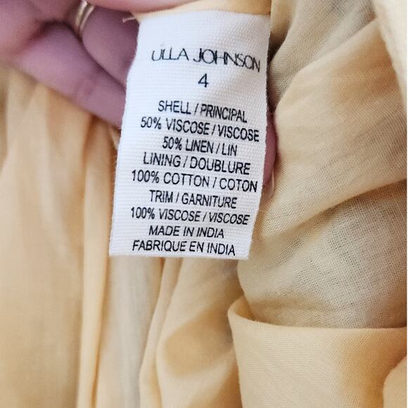 Ulla Johnson Maxi Dress RARE Fall Mayra Yarrow Gold Brown Purple Embroidered 4 - Picture 9 of 13